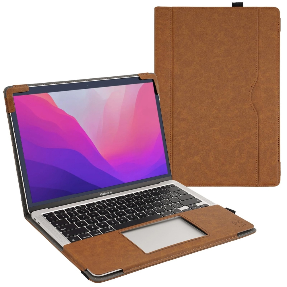 Brown Leather Tablet Case for Electronics
